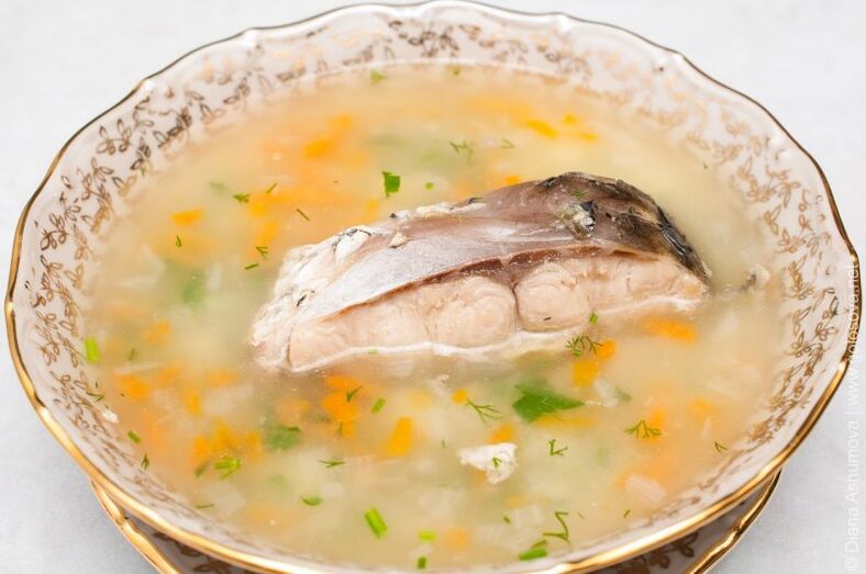 zuppa di pesce per dieta 6 petali